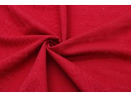 Knit Waffle for Dress for Skirt Red Metallic