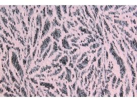 Dzianina na Swetry Czarny Puder Zebra