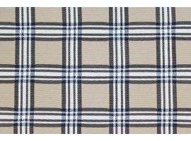 Dzianina Żakardowa Sukienkowa Krata Beż