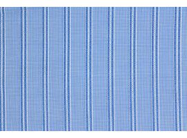 Fabric Jacquard for Dress Blouse Stripes Check Blue