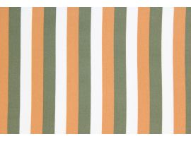 Tkanina Drukowana Bluzkowa Sukienkowa Paski Khaki Kamel Ecru