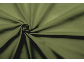 Popelina ze spandexem – Khaki– na bluzki, na koszule