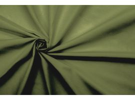 Popelina ze spandexem – Khaki– na bluzki, na koszule