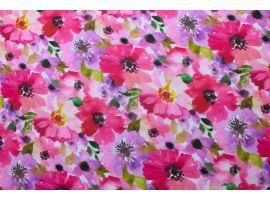 Fabric Chiffon for Dresses formal Dresses Blouses Shirts Tunics Print Flowers