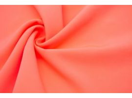 Fabric for Dress Suit for Skirts Neon Orange