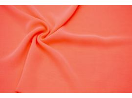 Fabric for Blouse Dress Neon Peach