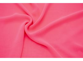 Fabric for Blouse Dress Neon Pink