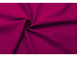 Tkanina Gładka Sukienkowa Ciemna Fuksja
