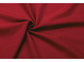 Tkanina Gładka na Spodnie Czerwony