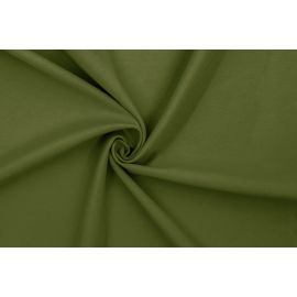 Cotton twill (jeans) z bawełną- Oliwka - na spodnie , marynarki