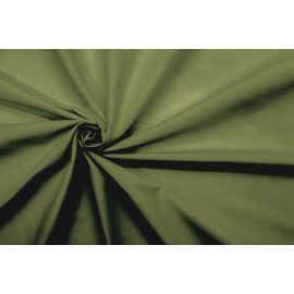 Popelina ze spandexem – Khaki– na bluzki, na koszule